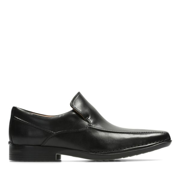 Clarks Mens Francis Flight Loafers Black | CA-4825607